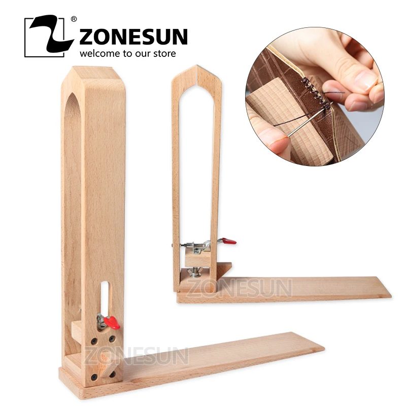Leather Stitching Pony Clamp - ZONESUN Wood Sewing Tools Leather Craft