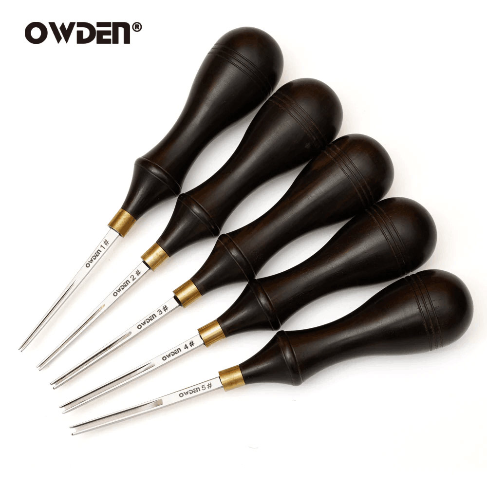 Leather Edge Beveler Set - OWDEN #1-5 Leather Edge Beveler Tool