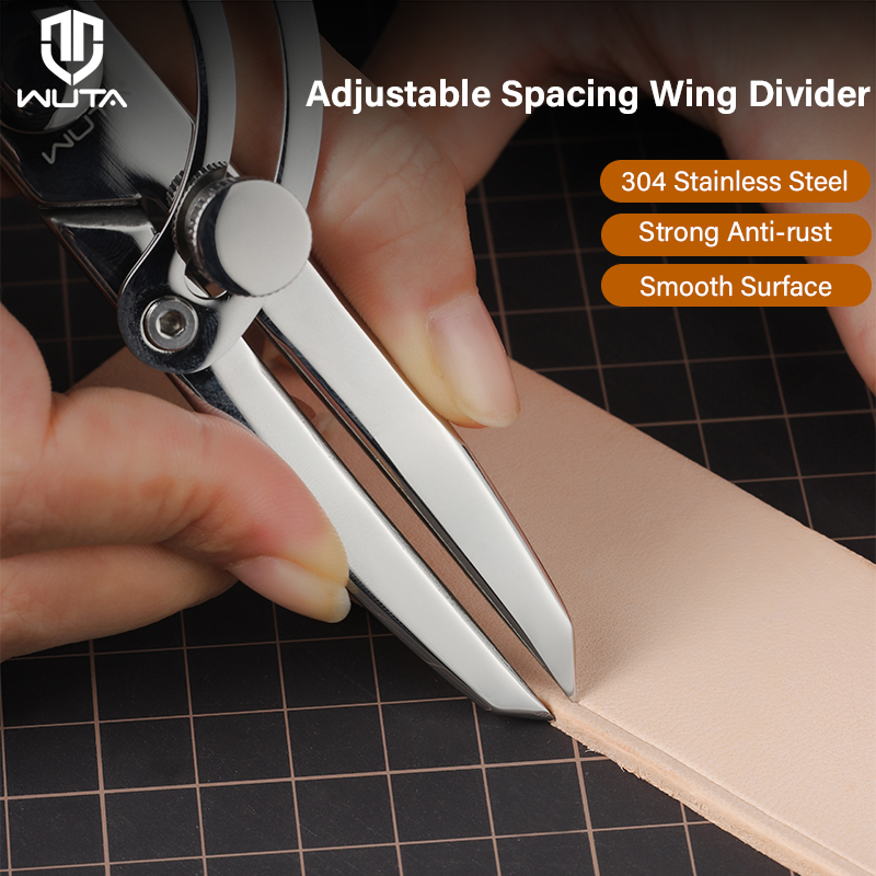 Leather Edge Beveler Set - WUTA Completely Polished Leather Compass Adjustable