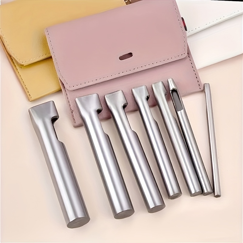 Hand Press Hole Punch Leather - 5pcs Leather Oblong Belt Hole Puncher