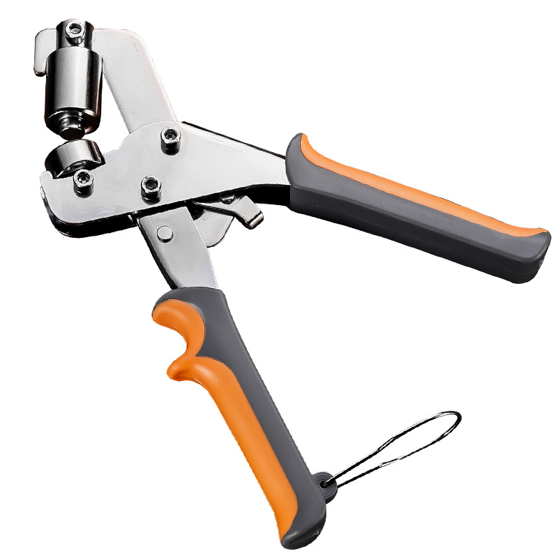 Hand Press Hole Punch Leather - 6mm 10mm Grommet Pliers Kit Tools