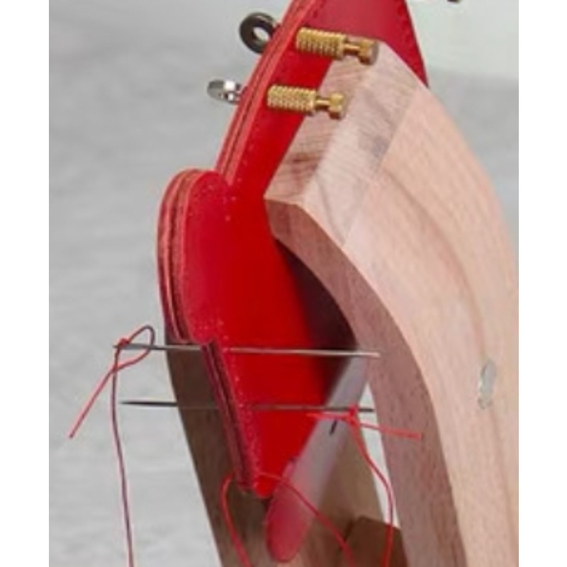 Leather Stitching Pony Clamp - Foldable Wooden Clamp Adjustable Wood Leather