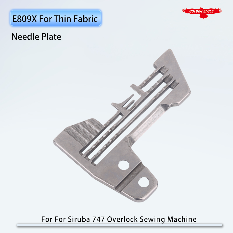 Overlock Sewing Machine 4 Thread - E809X Throat Plate Fit For Siruba