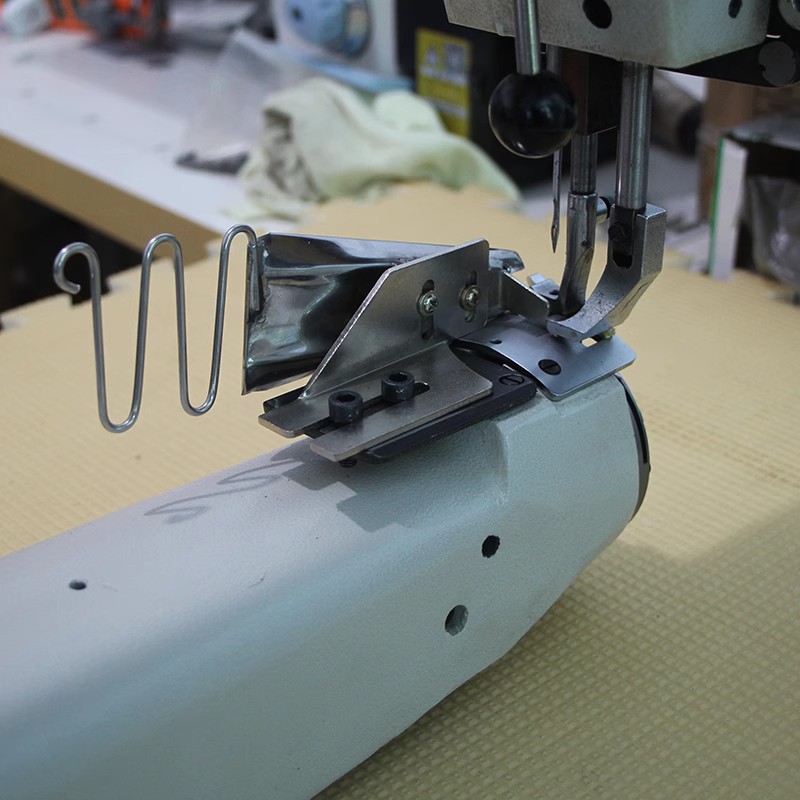Industrial Sewing Machine 441 - Tape Binder Stand/Needle Plate for Cylinder