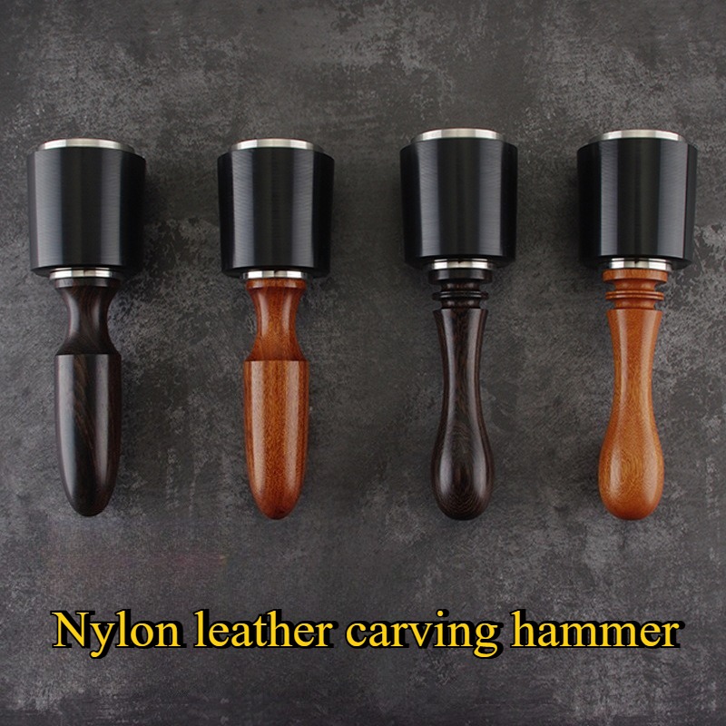 Leather Edge Beveler Set - 190/195MM Nylon Leather Carving Hammer Leather