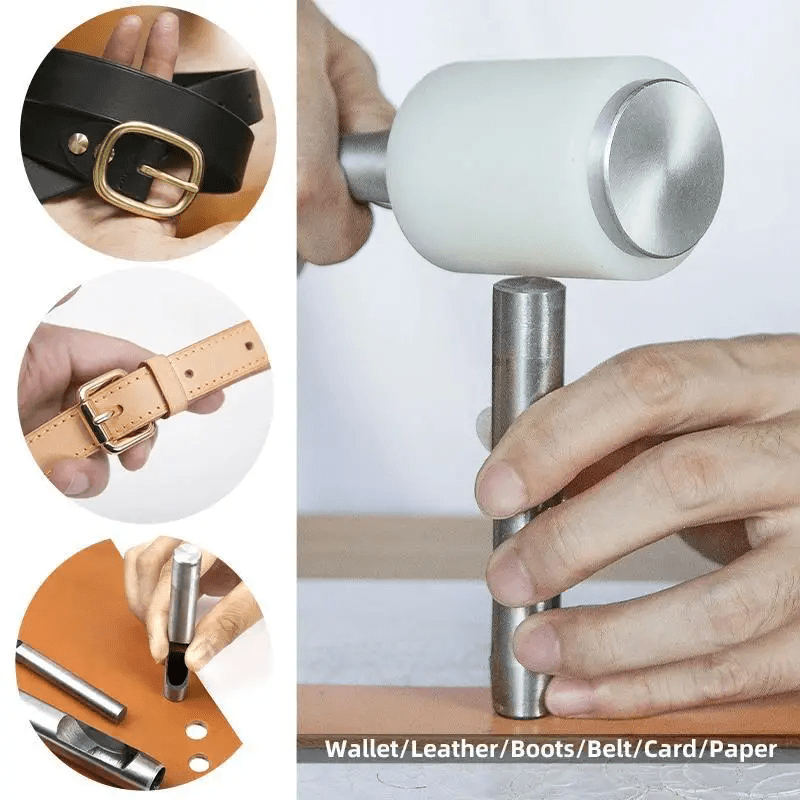 6pcs Leather Hole Punching Too - огляд і ціна Hand Press Hole Punch Leather