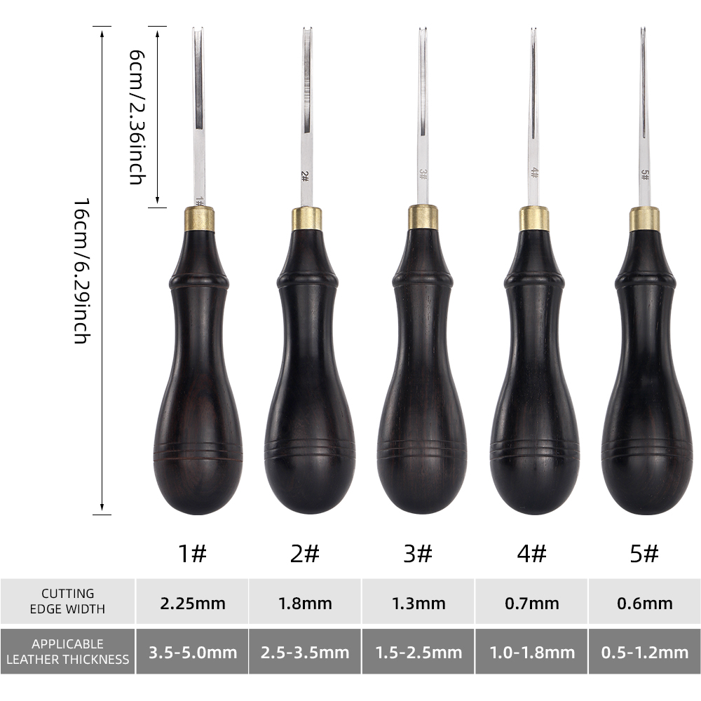 Leather Edge Bevelers Leather  - огляд і ціна Leather Edge Beveler Set