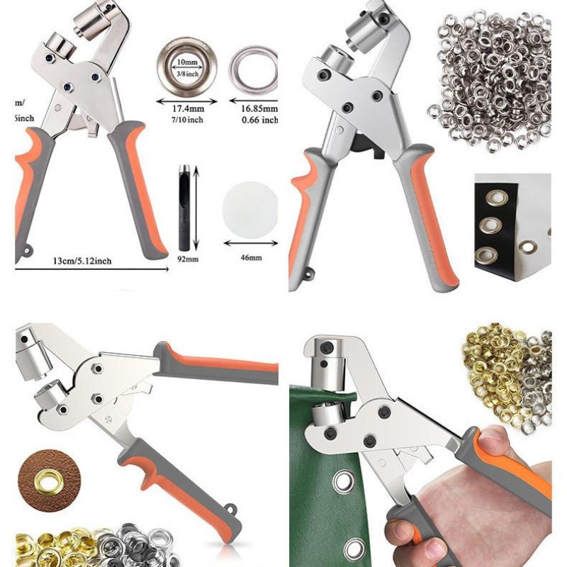 1 Set Portable Hand Press Meta - огляд і ціна Hand Press Hole Punch Leather