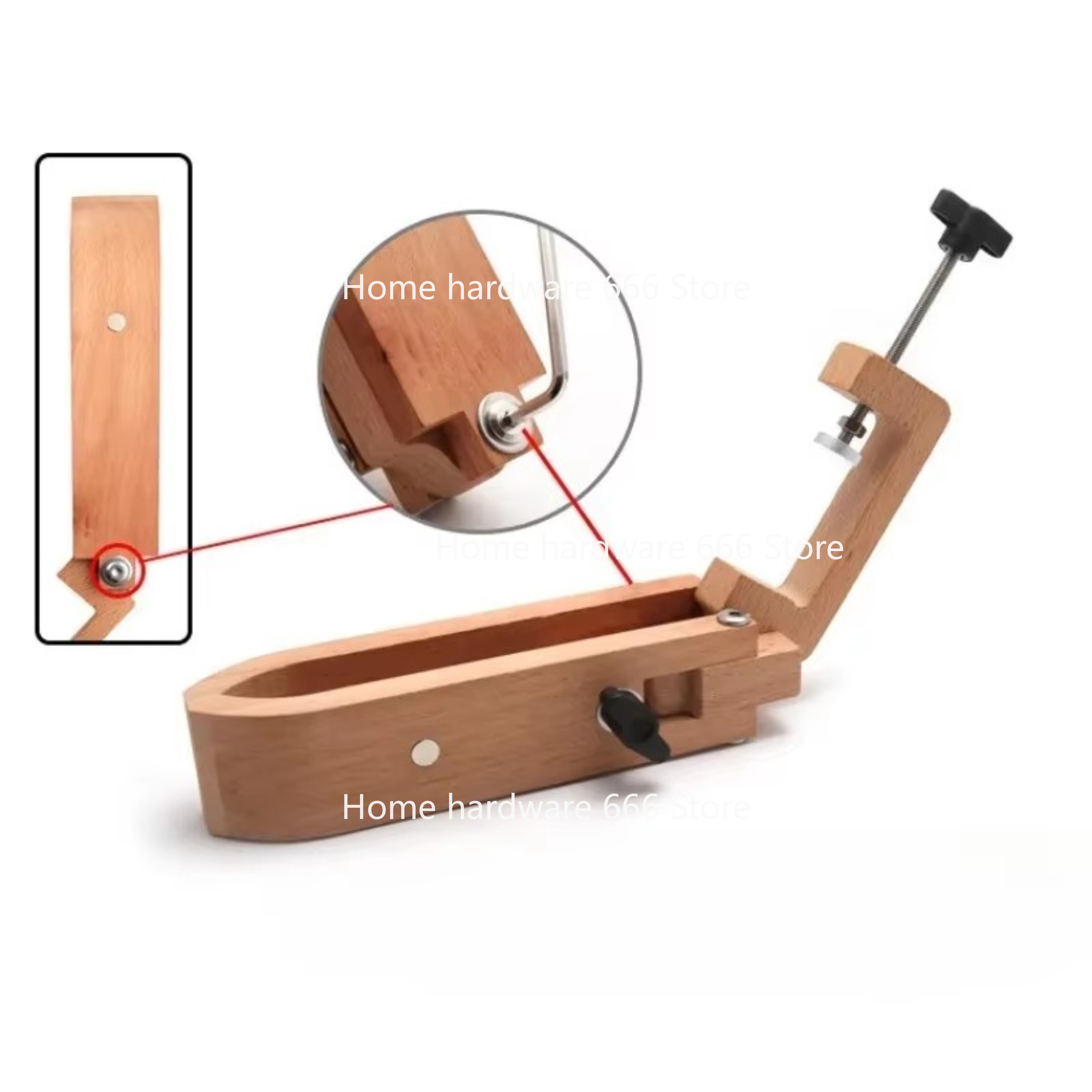 Foldable Wooden Clamp for Pony - огляд і ціна Leather Stitching Pony Clamp
