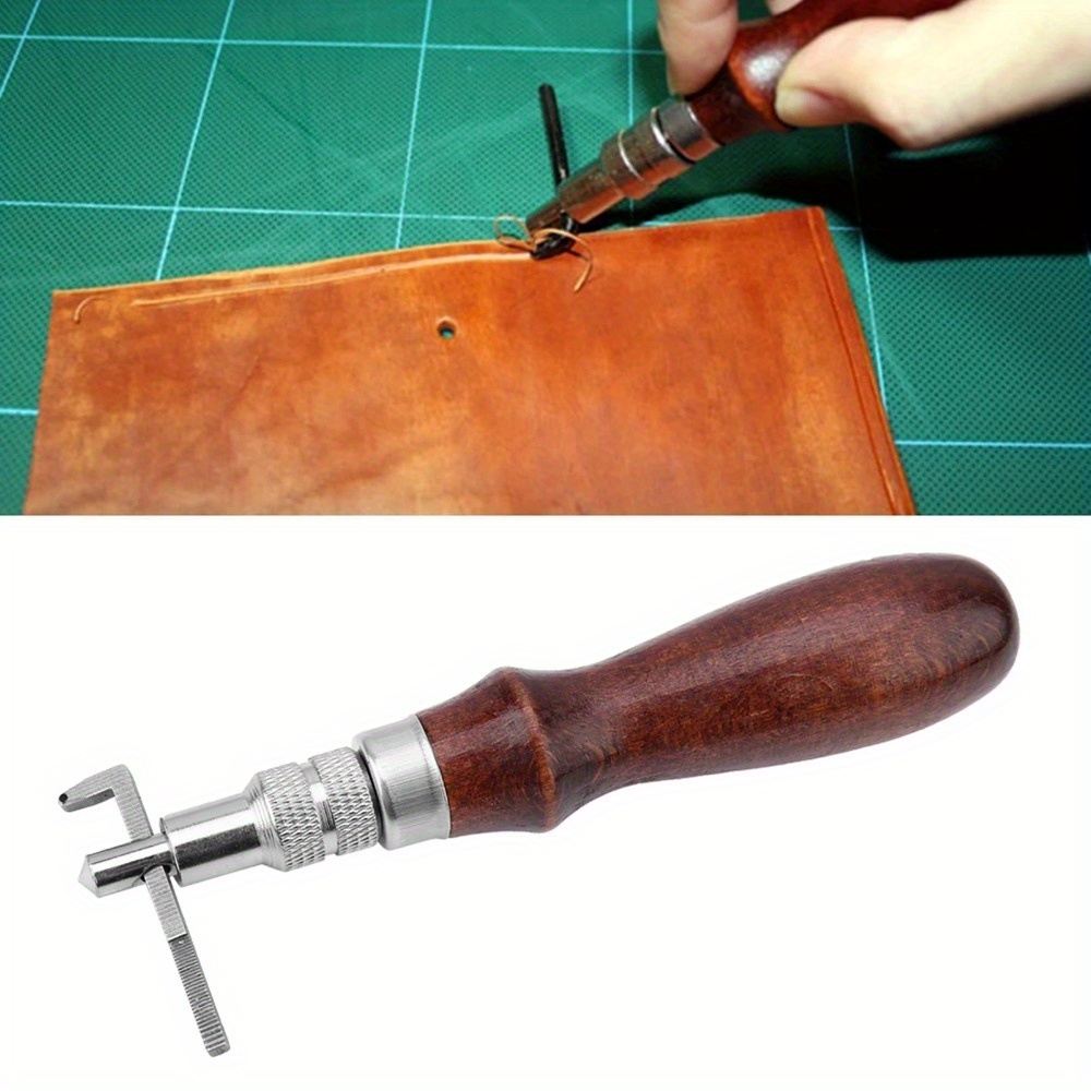 1PC Adjustable Leather Edge St - огляд і ціна Leather Edge Beveler Set