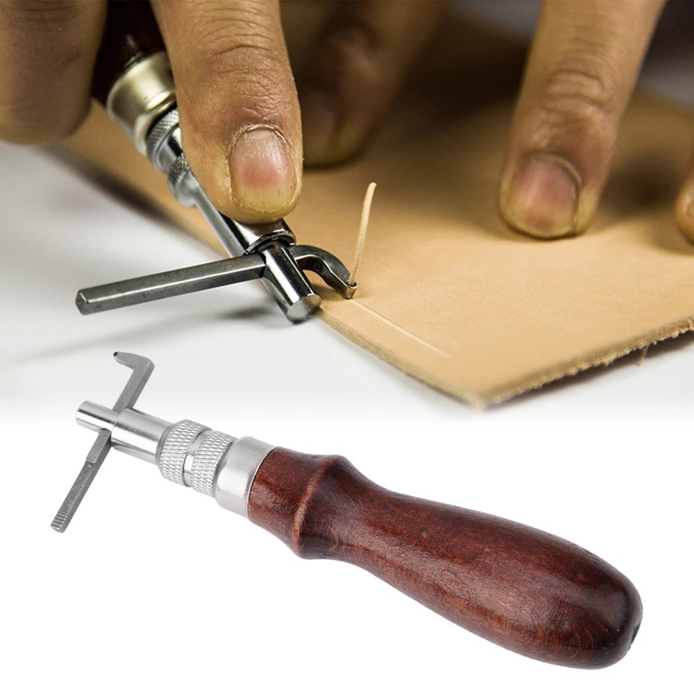 1PC Adjustable Leather Edge St - огляд і ціна Leather Edge Beveler Set