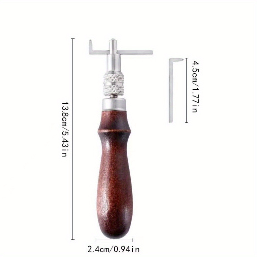1PC Adjustable Leather Edge St - огляд і ціна Leather Edge Beveler Set