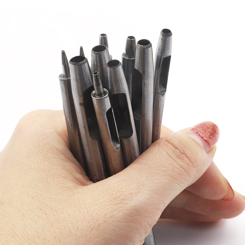 10pcs Rotary Leather Hole Punc - огляд і ціна Hand Press Hole Punch Leather
