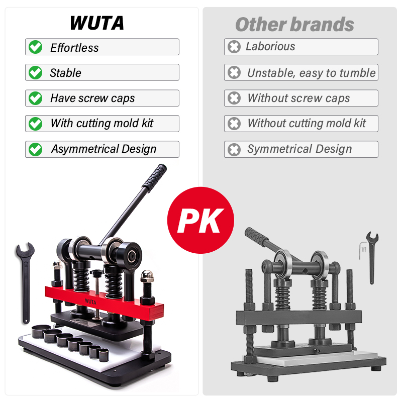 WUTA Manual Leather Die Cuttin - огляд і ціна Leather Cutting Die Press