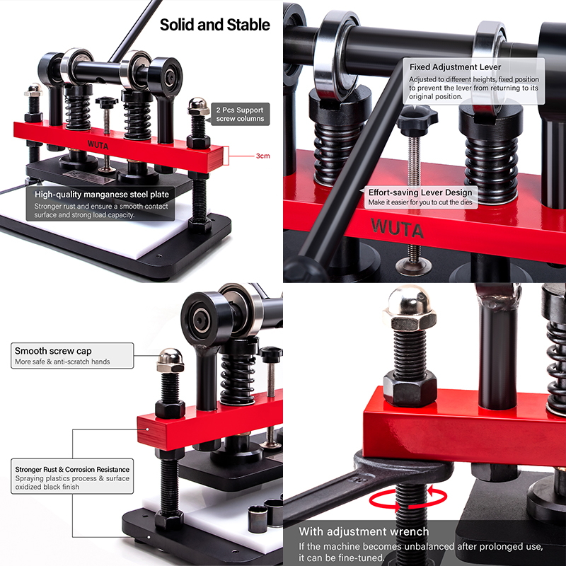 WUTA Manual Leather Die Cuttin - огляд і ціна Leather Cutting Die Press