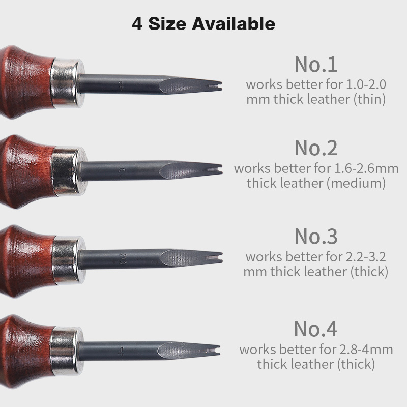 WUTA Sharp Leather Edge Bevele - огляд і ціна Leather Edge Beveler Set