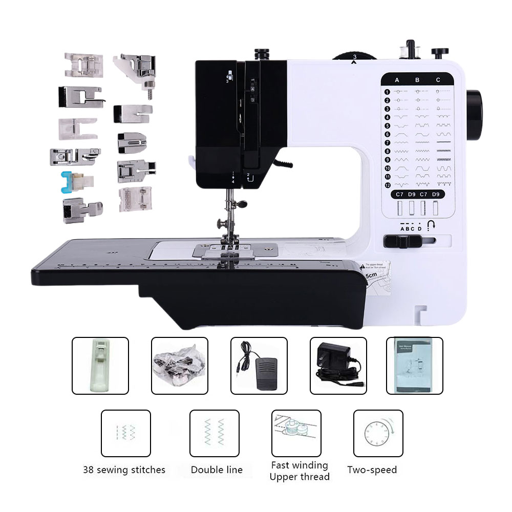 Sewing Machine Portable Mini H - огляд і ціна Overlock Sewing Machine 4 Thread