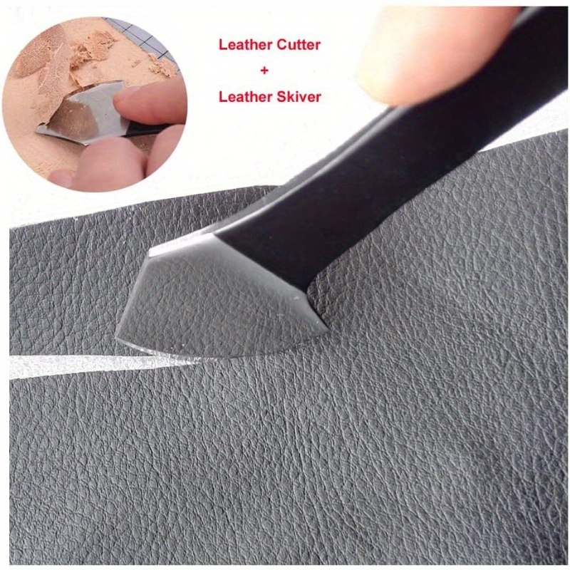 2PCS Leather Craft Cutting Ski - огляд і ціна Leather Edge Beveler Set