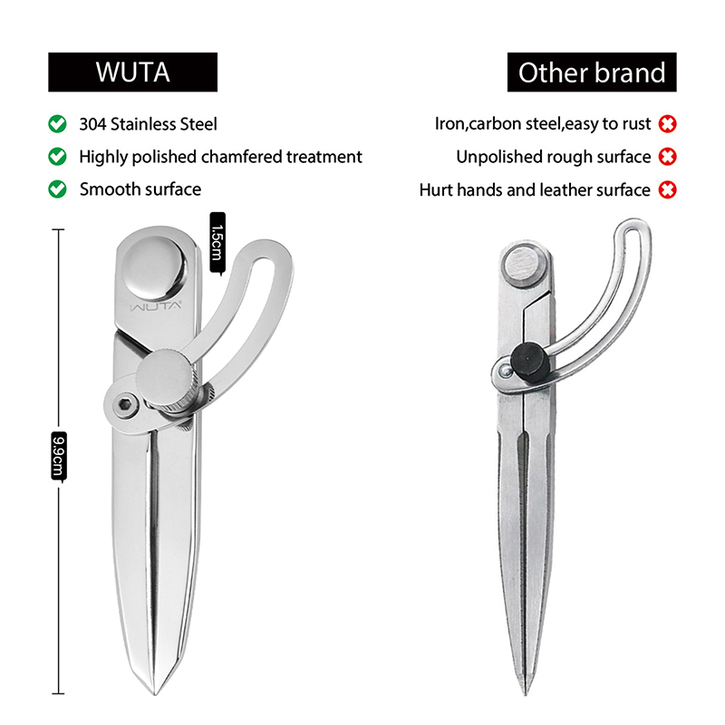 WUTA Completely Polished Leath - огляд і ціна Leather Edge Beveler Set