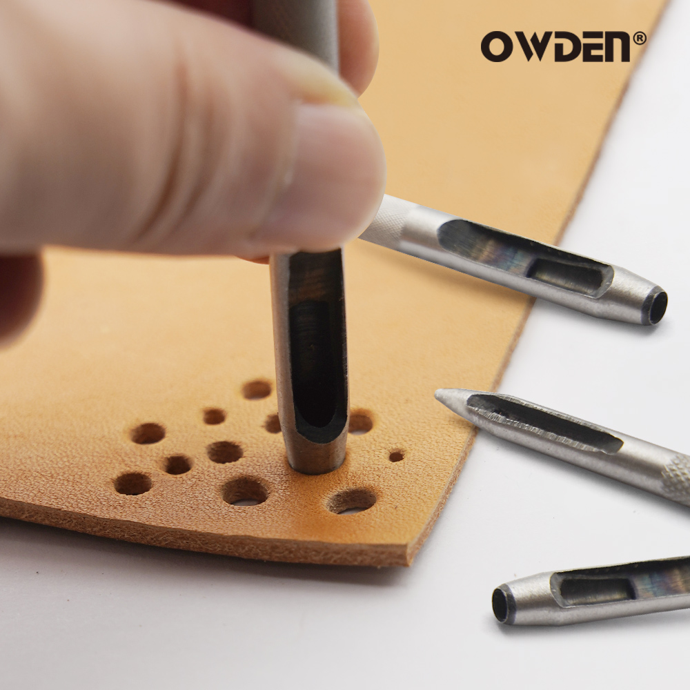 6pcs Leather Hole Punching Too - огляд і ціна Hand Press Hole Punch Leather