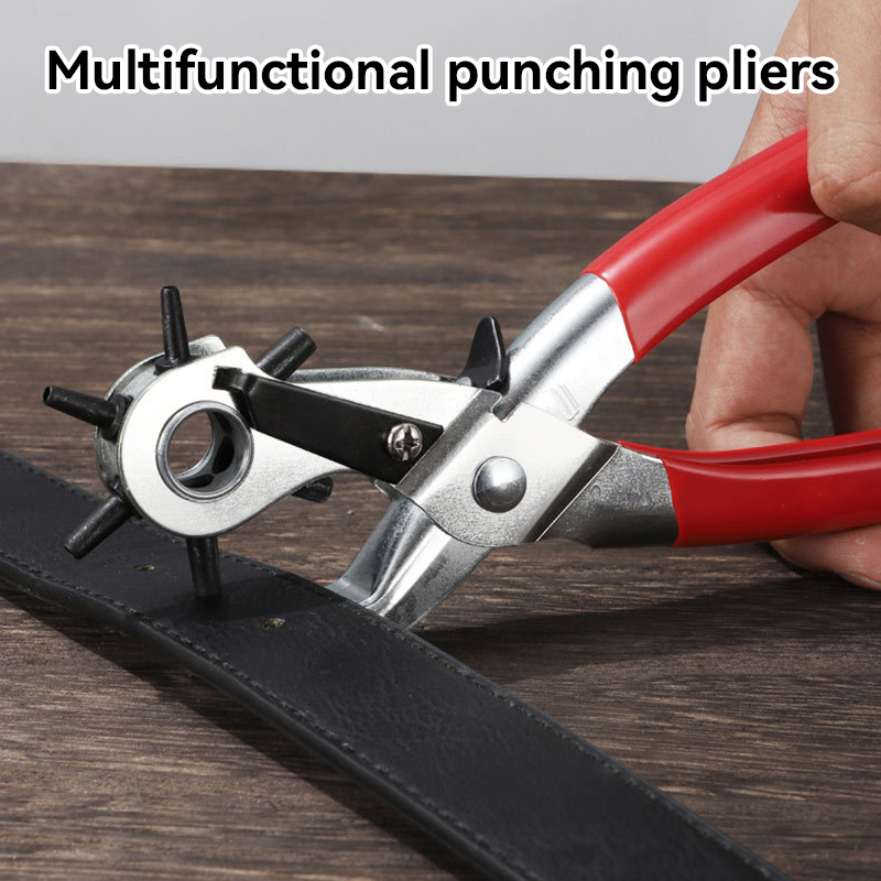 Multi-function Manual Belt Hol - огляд і ціна Hand Press Hole Punch Leather