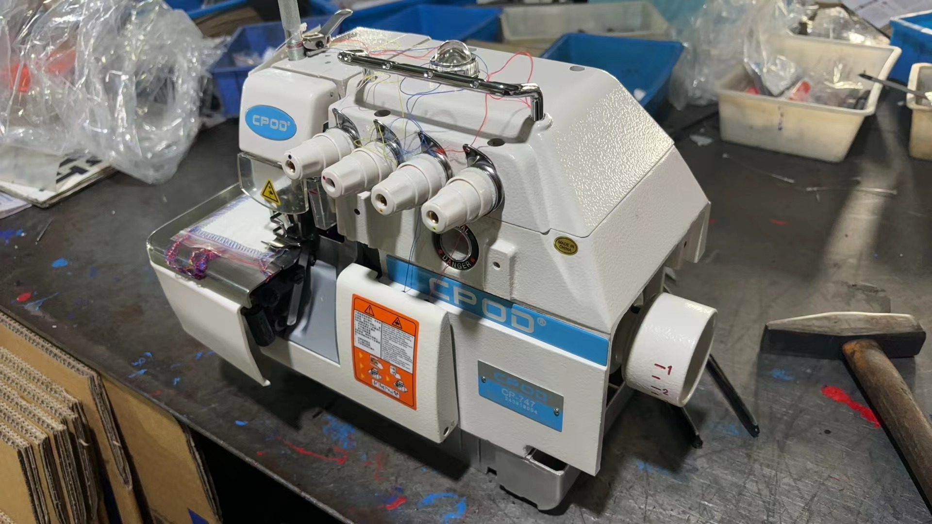 CP-747 Cheap Price 747 Model S - огляд і ціна Overlock Sewing Machine 4 Thread