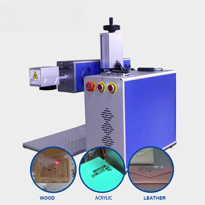 30W Split Type CO2 Laser Marki - огляд і ціна Leather Splitting Machine