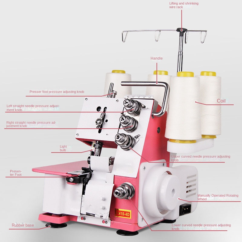 CheapFour-thread overlock sewi - огляд і ціна Overlock Sewing Machine 4 Thread