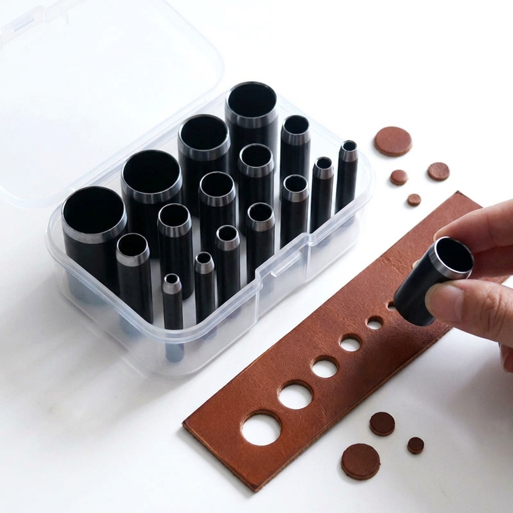 Round Hole Punch Professional  - огляд і ціна Hand Press Hole Punch Leather