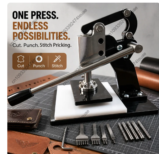 E09 Manual Lever Press Machine - огляд і ціна Leather Cutting Die Press