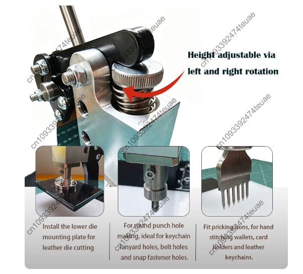 E09 Manual Lever Press Machine - огляд і ціна Leather Cutting Die Press