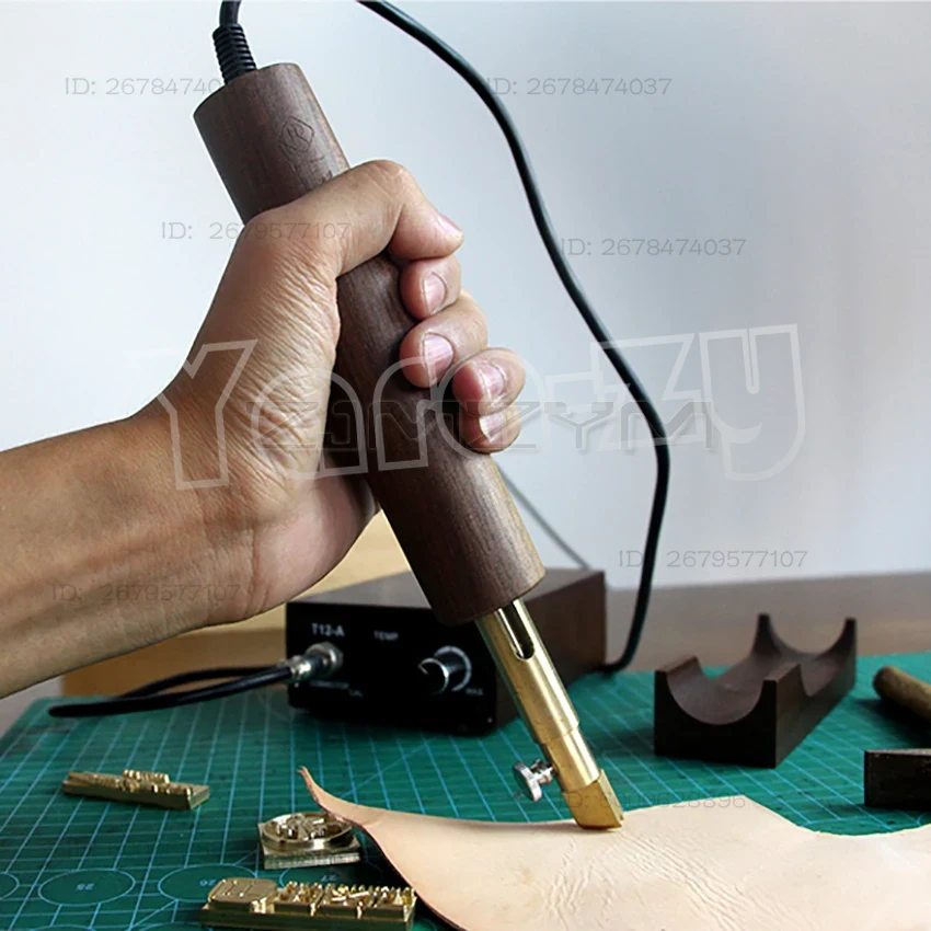 220V Electronic Hot Leather Ed - огляд і ціна Leather Creaser Machine