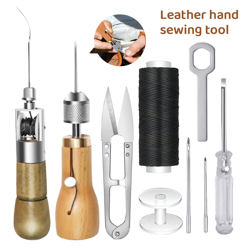 8pcs/set DIY Leather Sewing Th - огляд і ціна Leather Creaser Machine