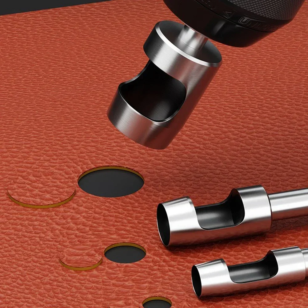 1Pcs Leather Hole Punching Too - огляд і ціна Hand Press Hole Punch Leather