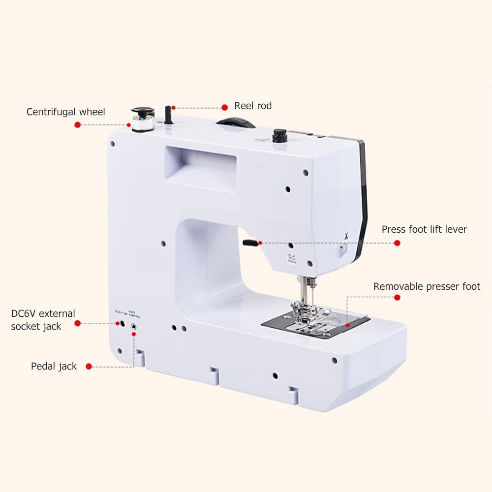 White Portable Sewing Machine  - огляд і ціна Singer Heavy Duty Sewing Machine