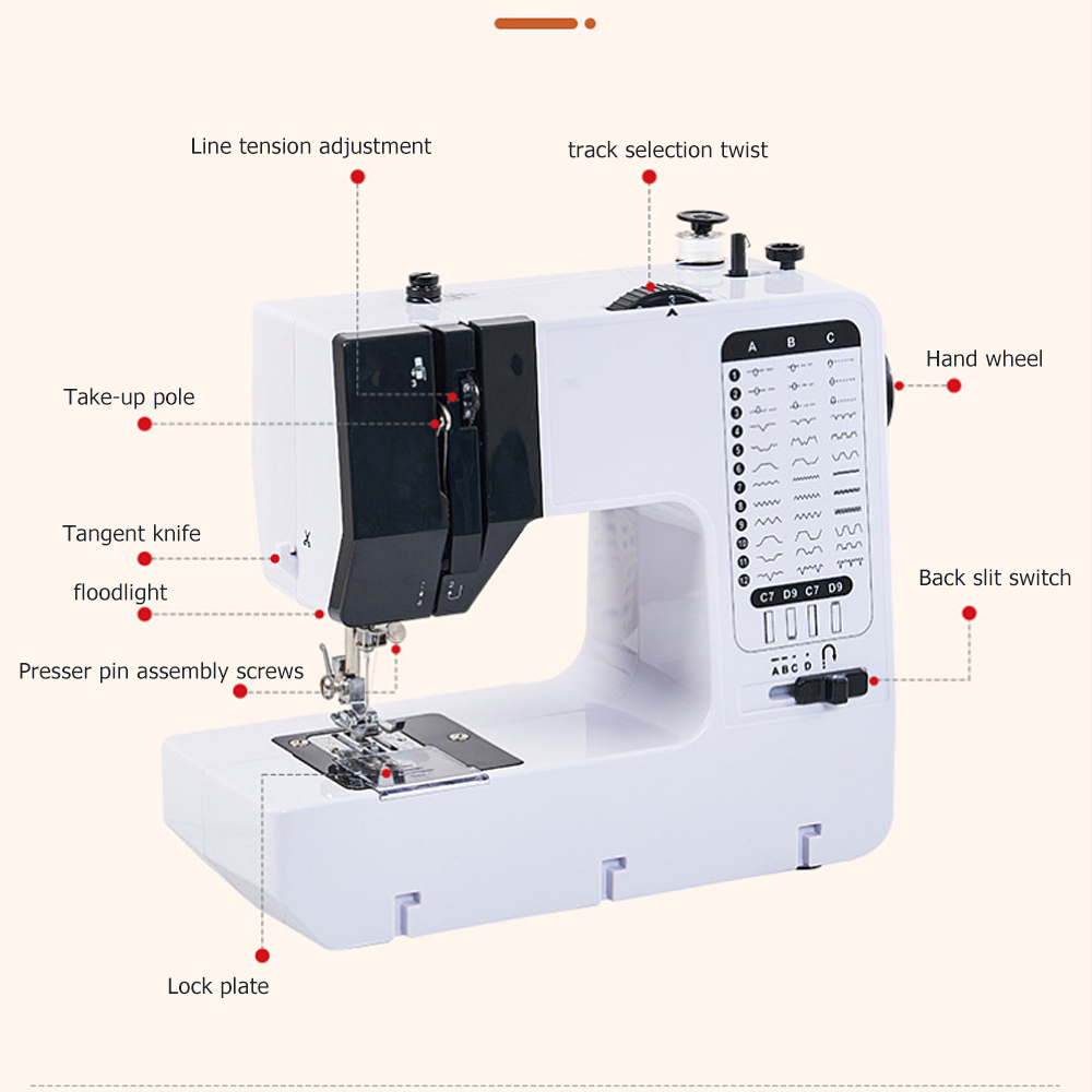 White Portable Sewing Machine  - огляд і ціна Singer Heavy Duty Sewing Machine