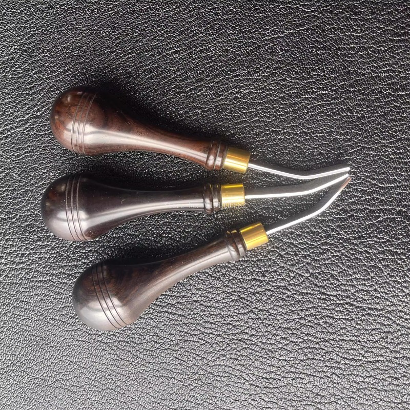 Wooden Handles High-carbon Ste - огляд і ціна Leather Edge Beveler Set