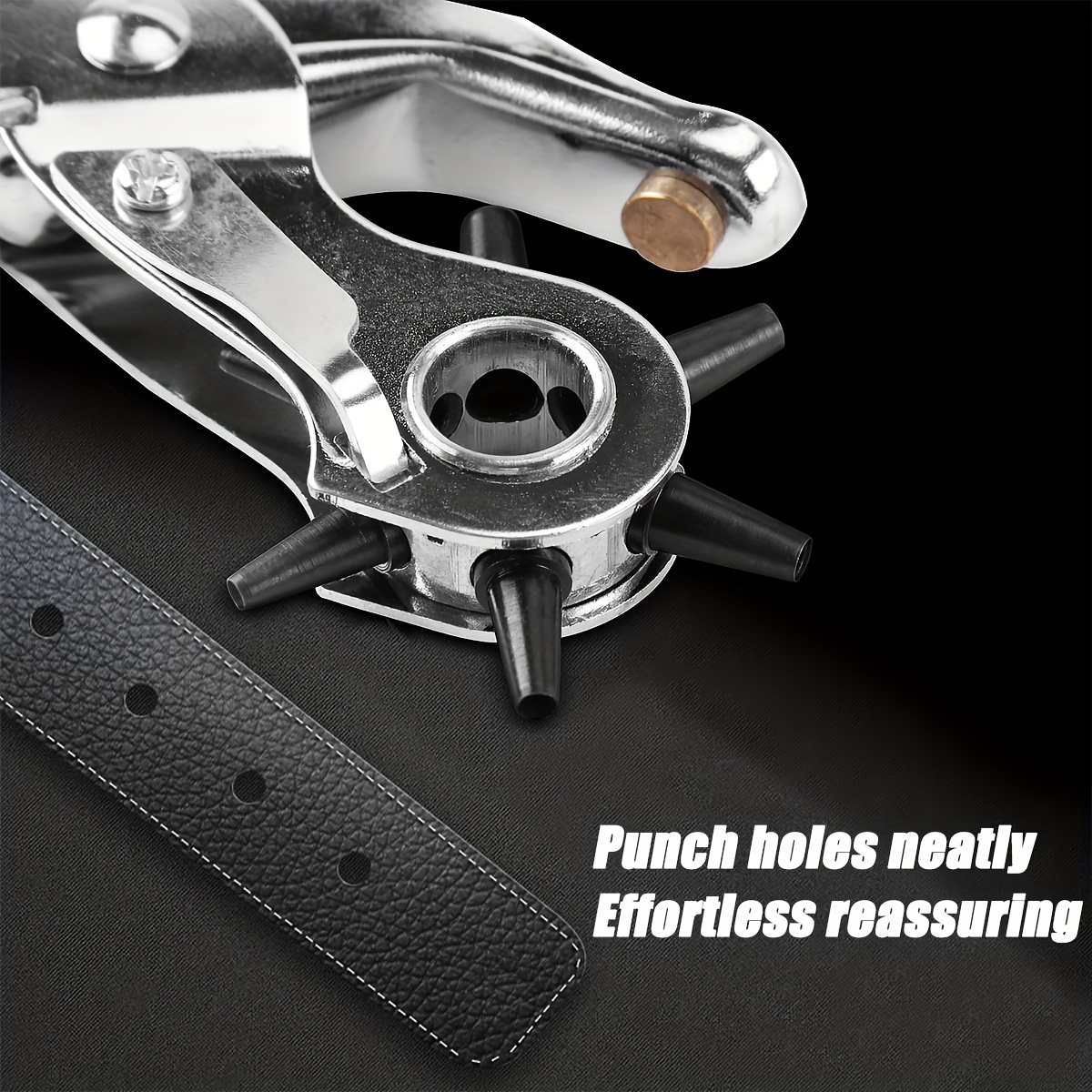 New Professional Leather Hole  - огляд і ціна Hand Press Hole Punch Leather