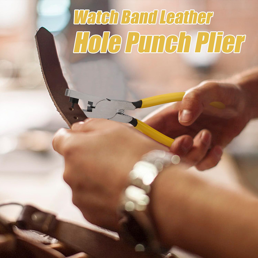 Leather Hole Punch Plier Unive - огляд і ціна Hand Press Hole Punch Leather